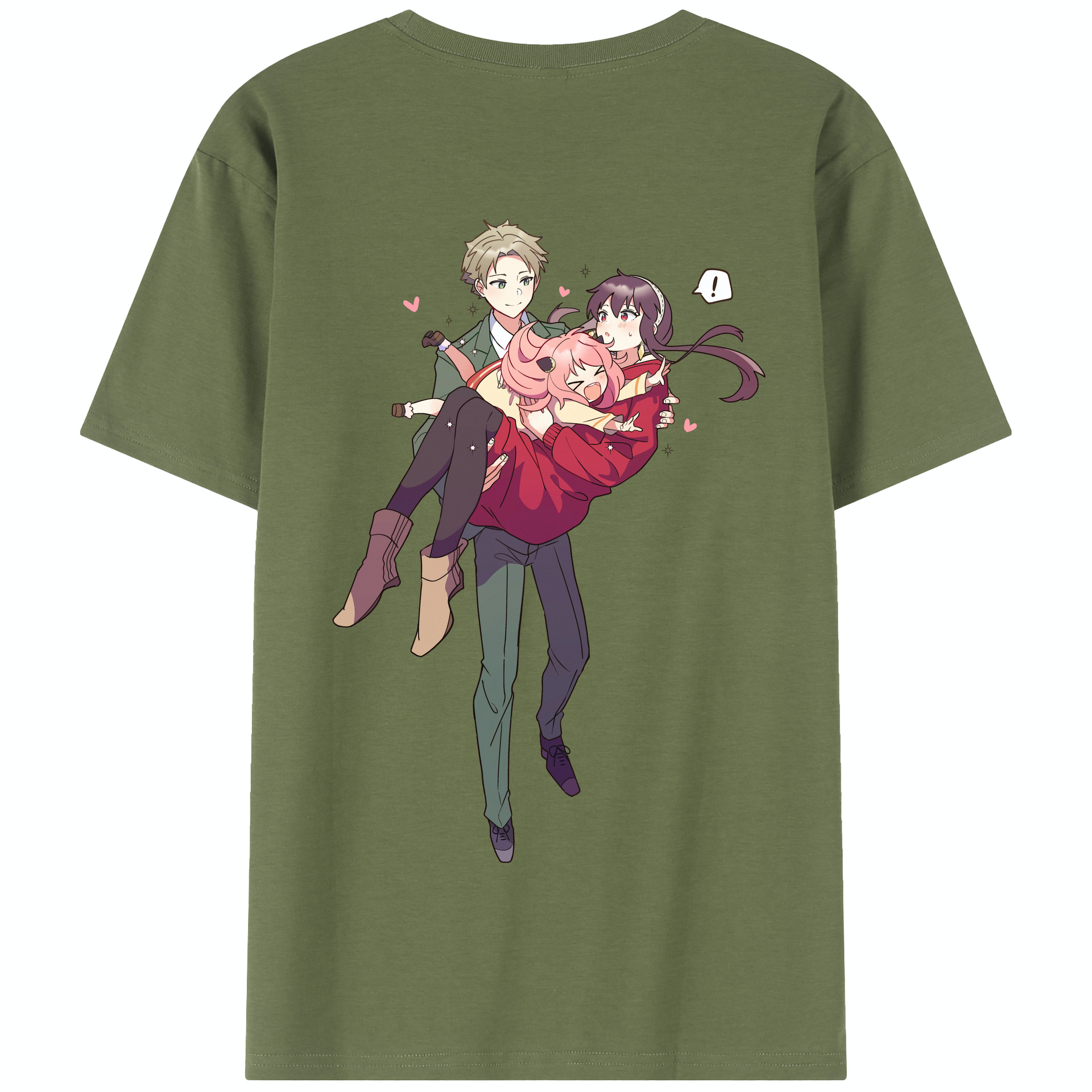 （画像用） SPY×FAMILY间谍家家酒 綿100％半袖Tシャツ（背面プリント）